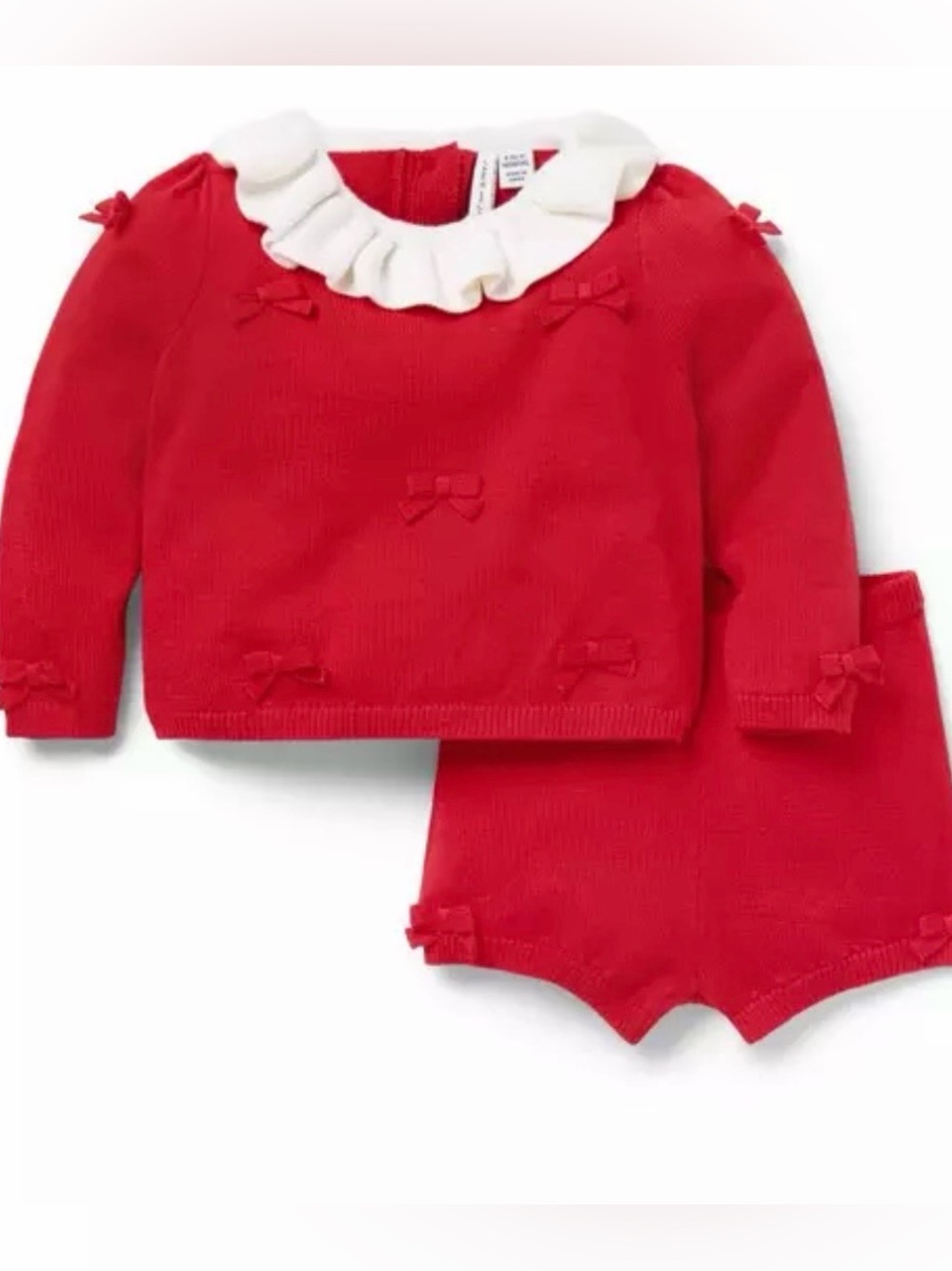 Janie and Jack Baby Bow Matching Sweater Set